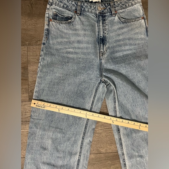 H&M Wide High Waist Jeans | Women’s | Size: 8 | Color: Blue - Picture 15 of 16